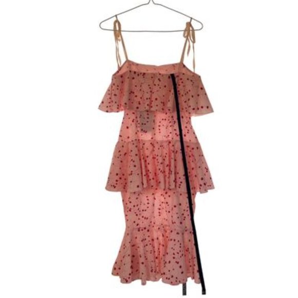 NEW PRETTYLITTLETHING FLORAL MIDI PENCIL SUNDRESS FLOWY LAYERS SIZE SMALL - Picture 3 of 8